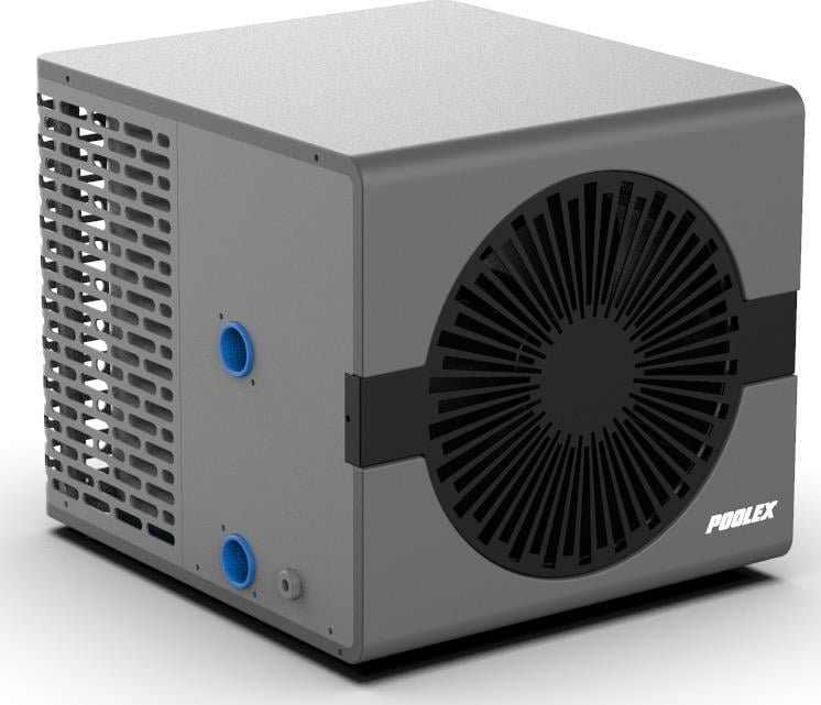 Poolex Nano 2025 Mini-Wärmepumpe, Pools bis 30m³, 5kW, 230V, Wifi, grau