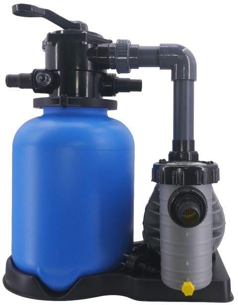 OKU 301360 Bali Premium Sandfilteranlage mit Aqua Plus 6 Pumpe, 6m³/h bei 8m, Ø 300mm, 6-Wege-Ventil, 230V, blau
