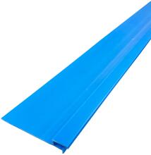 Oku Befestigungsleiste für Keilbiese, Länge 200cm, PVC, blau