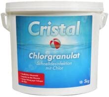 Cristal Chlorgranulat zur Schnelldesinfektion, stabilisiert, Dose, 5kg