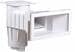 Vagner Pool Skimmer Cofies Premium für Folienbecken, Saugöffnung 400x200mm, ohne Vakuumscheibe, weiß