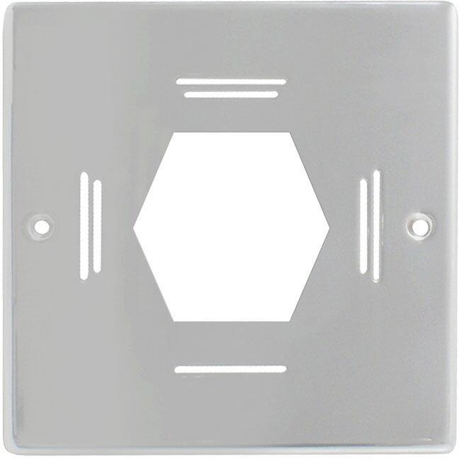 Behncke Blende für Power LED Unterwasserscheinwerfer, Cube Line Design, Betonbecken, Edelstahl