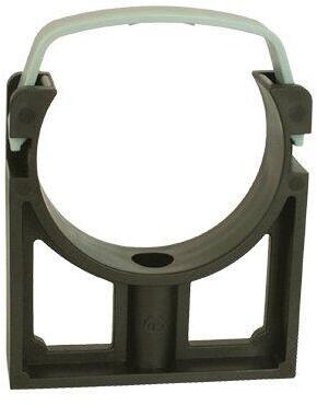 Aquaram Rohrklemme mit Clip, Ø 50mm, Kunststoff, schwarz