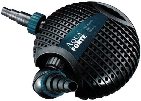 AquaForte O-16000 Teichpumpe Filterpumpe, normalsaugend, 15,5m³/h bei 0m, 180W, schwarz