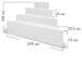 Trend Pool Trendstone Styroporpool Premium Set, rechteckig, EPS40, Innenhülle, Treppe Oblique links, Sandfilteranlage