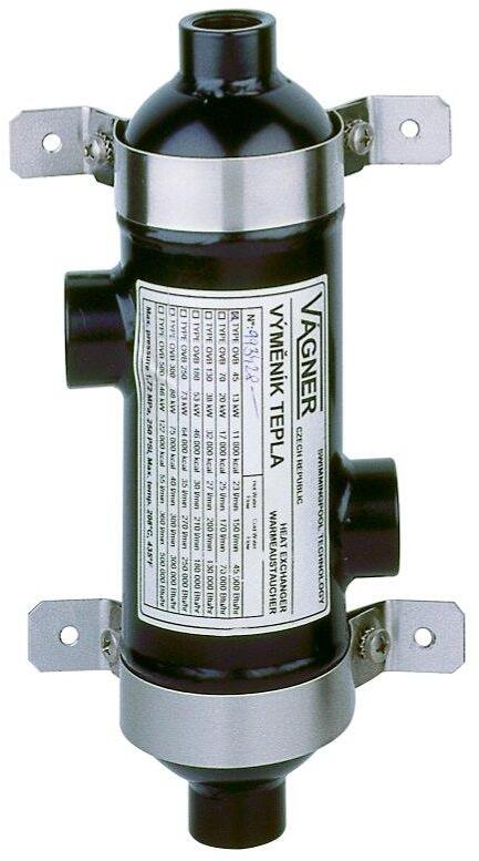 Vagner Pool OVB70 Wärmetauscher, 20kW, Edelstahl