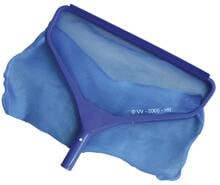 Interline Pro Bodenkescher für Poolreinigung, tief, Aluminium verstärkt, blau