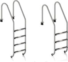 Gre Einstiegsleiter Poolleiter, Edelstahl V4A