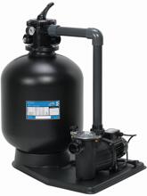 Pentair Azur KIT480 Sandfilteranlagen-Set inkl. Filterpalette und Anschlussrohr, Top Preva Pumpe, 9m³/h, schwarz