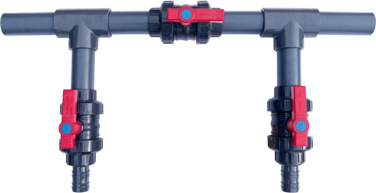 Midas Bypass-Set für Wärmepumpe, Ø 50mm Klebemuffe, unverklebt