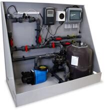 Trend Pool Pooltechnik Komplettsystem, Sandfilteranlage Lagos Ø 500mm inkl. Speck Badu Prime 11 Poolpumpe, Bayrol Automatic Salt 5
