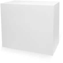 Trendstone Sitzbankeinheit, 116x59x105cm, Polystyrol, weiß