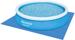 Bestway 58220 Flowclear Pool-Bodenschutzfliesen, 50x50cm, 9 Stück, quadratisch, blau