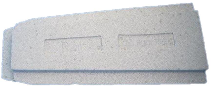 Future Pool Power S Styroporstein-System, Aufspreizkeil, Radius 200cm, EPS 25, grau gesprenkelt