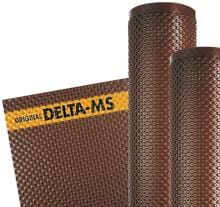 Dörken Delta MS Wandschutzmatte für Holzbecken, 2000x150cm, braun