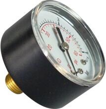 Trend Pool Manometer, Anschluss hinten, 1/4" AG, Ø50mm