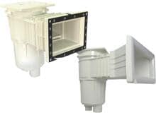 Vagner Pool Skimmer für Folienpools, mit Messingeinsätzen, 17,5l