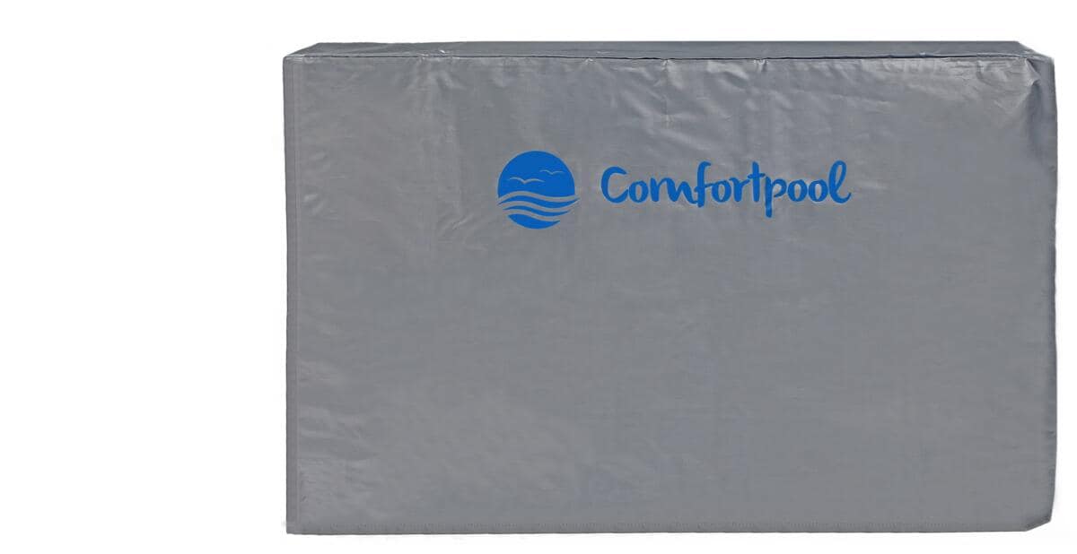 Comfortpool CP-17003 Schutzhülle Winter-Abdeckung für Pool-Wärmepumpe ECO+3/ECO+5, 94x36x55cm, Polyester, grau