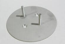 Eichenwald Ideal Gegenflansch, Gewindebolzen M8x45, Ø 180x3mm, Edelstahl V4A