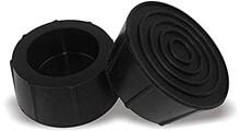 Eichenwald Ideal Gummipuffer für Einbauleitern, Holm Ø 43mm, schwarz