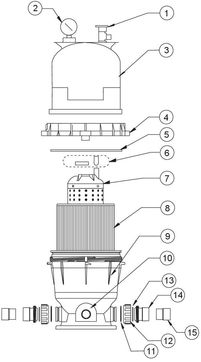 Pentair O-Ring für Körper von Clean & Clear Kartuschenfilter