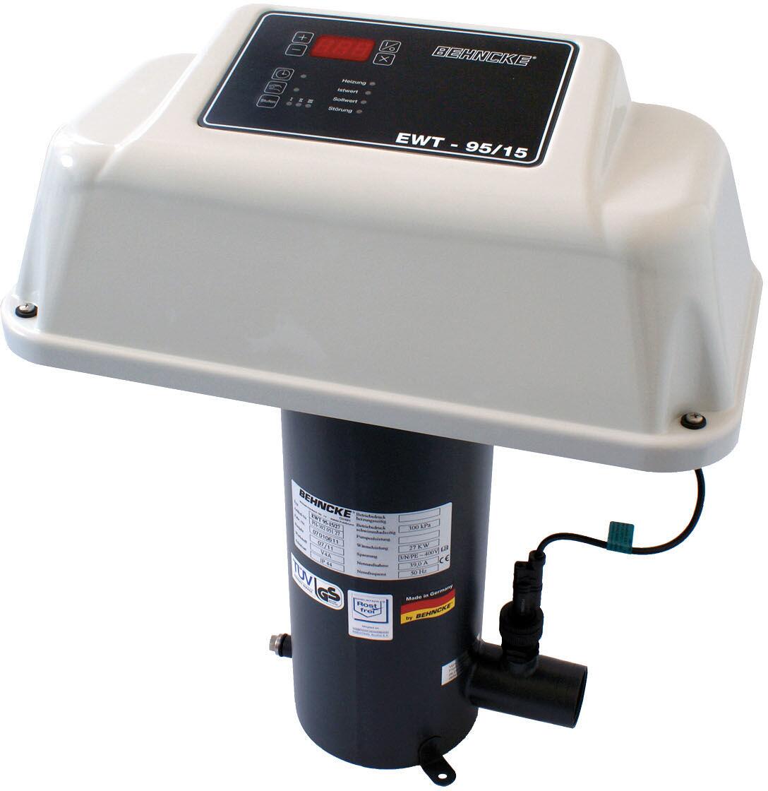 Behncke EWT 95-15 Elektroheizer, 18kW, 400V, inkl. Regel- und Sicherheitsthermostat, Strömungsschalter