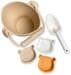 Swim Essentials Safari Chic Beach Set Sandspielzeug, 5-teilig, beige