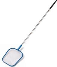 BWT 40658 Laubkescher Poolkescher, geteilte Aluminiumstange, blau