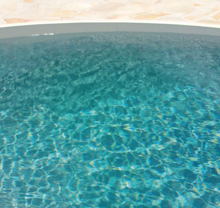 BWT 97G8141804 Poolfolie für Achtformbecken, Einhängebiese, Stärke 0,8mm, 500x855x135cm, grau