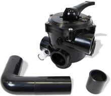 Speck Badu Mat R51 3GK-II 6-Wege-Ventil Rückspülventil für Filterbehälter, 2″, schwarz