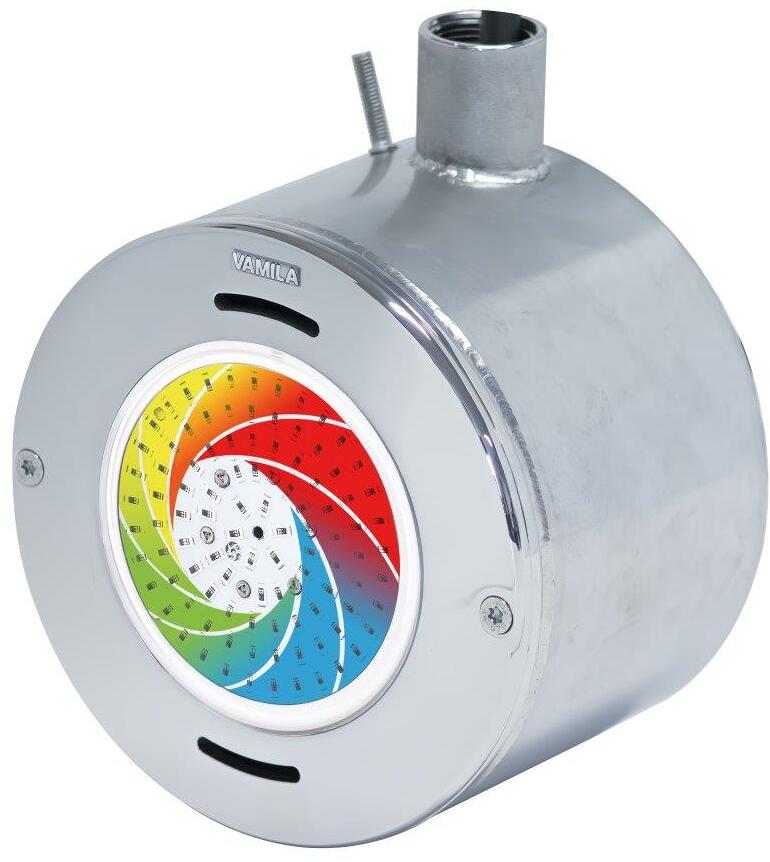 Vagner Pool Unterwasserscheinwerfer VA LED, 6 Watt, 12V, RGB, Edelstahl