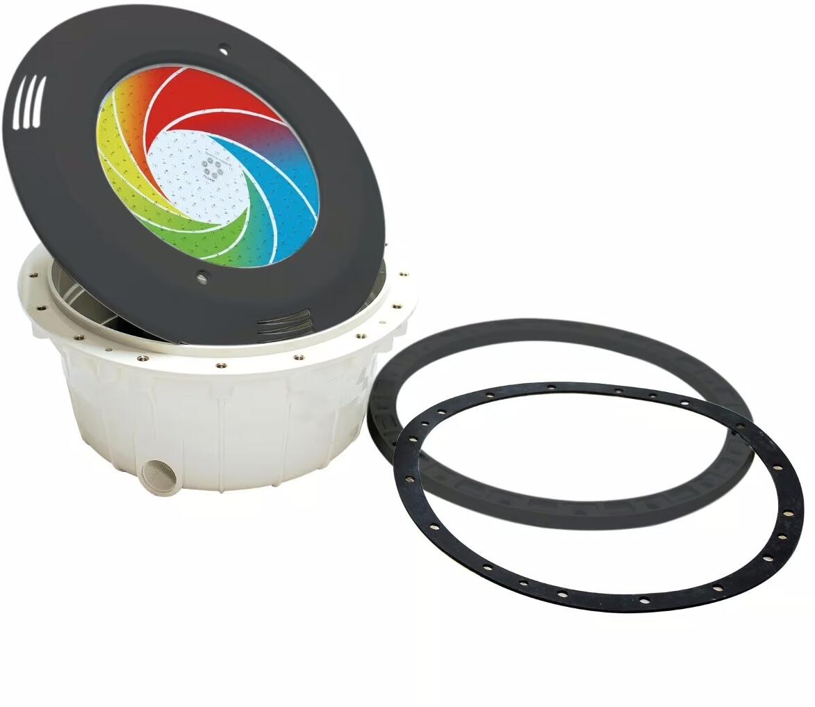 Vagner Pool Unterwasserscheinwerfer VA PF, LED, 33 Watt, 12V, RGB, DMX-fähig, Blende dunkelgrau
