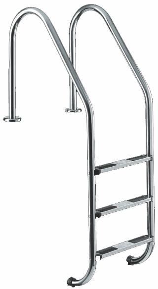Eichenwald Ideal MO-56 Tiefbeckenleiter weit, 5-stufig, Edelstahl