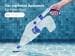 Gre Electric Vac Poolsauger Poolreiniger, akkubetrieben, 35-50l/h, weiß