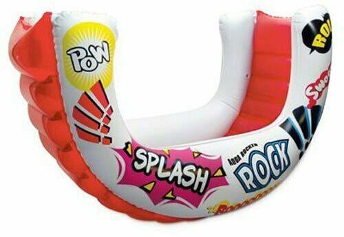 Poolcare Aqua Rocker Fun Float Badeinsel Luftmatratze, 170x130cm