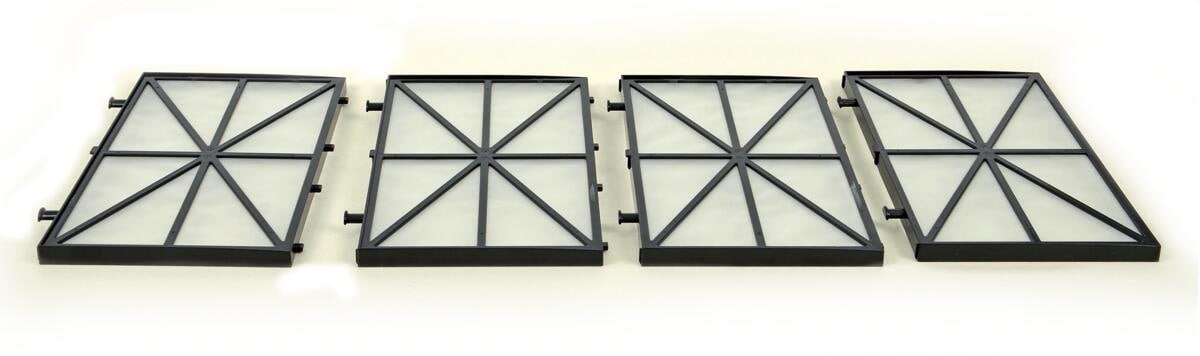 Maytronics Filterkartuschen-Set für Poolroboter Dolphin Active/S-BIO, grob, 100μ, 4 Stück