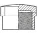 Verschlusskappe für Poolrohre, Innengewinde, PVC, grau
