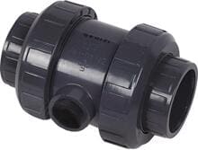 Peraqua S6 Kegelrückschlagventil, Ø 50mm, PVC, grau
