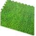 Gre Bodenschutzmatte für Aufstellbecken, 50x50cm, 9 Stück, 2,25m², Grasoptik