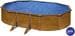 Gre Sicilia Stahlwand-Pool, 500x300x120cm, oval, Kartuschenfilter, Holzoptik