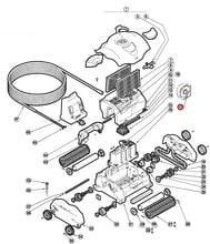Hayward Mitnehmerstift Poolroboter eVac Pro XL