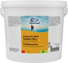Chemoform Chemoclor Multifunktionstabletten Chlortabletten, 200g, 5kg