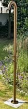 Eichenwald Ideal Gartendusche Sylt, Kalt- und Warmwasserdusche, Flanschmontage, rose gold