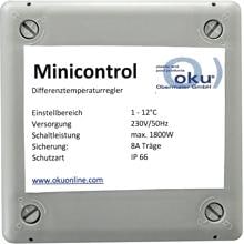 OKU Minicontrol Solarsteuerung Differentialtemperaturregler, 230V