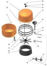PoolCare 312WT404 Spannring für WT 400 Filter