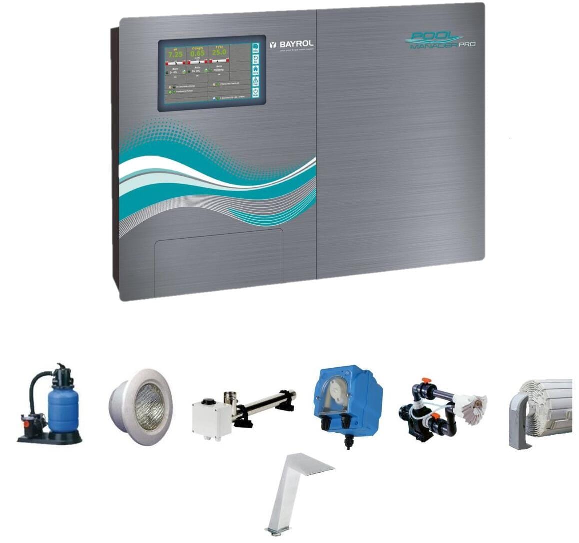 Bayrol PoolManager Pro Wasseraufbereitungssystem pH/Freichlor Mess ...