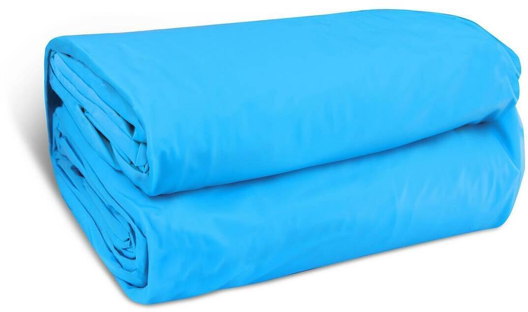 Poolinnenhülle Trendliner für Rechteckbecken Treppe Variofit 58 links, Einhängebiese, 600x300x150cm, Folienstärke 0,8mm, blau