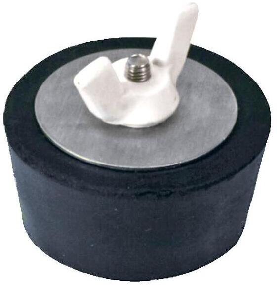 Winterstopfen zum Verschluss für Skimmer und Einlaufdüsen Ø 56-63mm, Kunststoffflügelmutter, weiß/schwarz