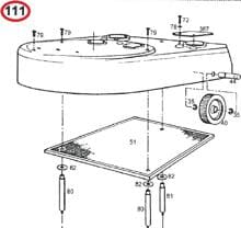 Meranus Gehäuse für Robby G3 Poolreiniger, komplett