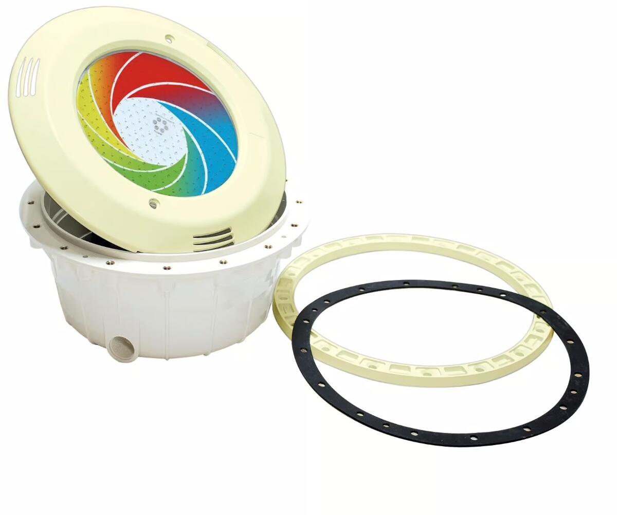Vagner Pool Unterwasserscheinwerfer VA PF, LED, 33 Watt, 12V, RGB, Blende sandfarben